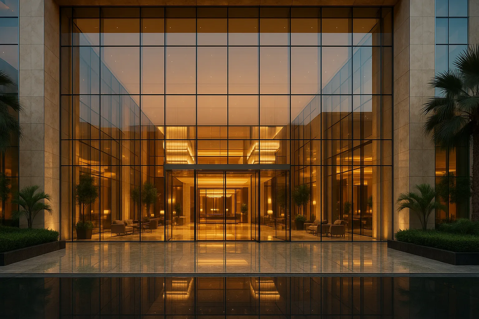 Hotel and school glass safety film UAE